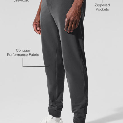 alo Men's Conquer Max Performance Jogger - Anthracite
