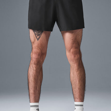 alo Men's 5" Adapt Running Short - Black