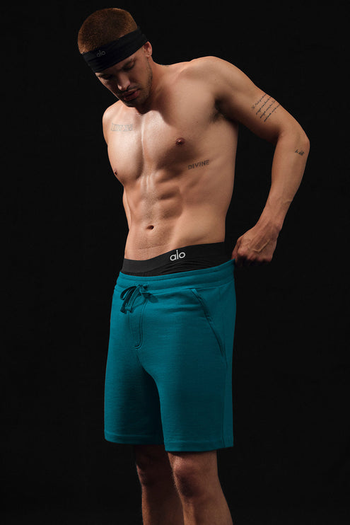 alo Men's Chill Short - Oceanic Teal