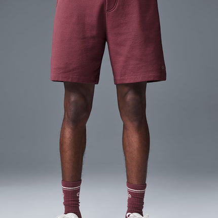 alo Men's Chill Short - Burgundy Truffle