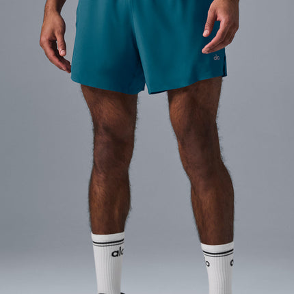 alo Men's 5" Adapt Running Short - Oceanic Teal