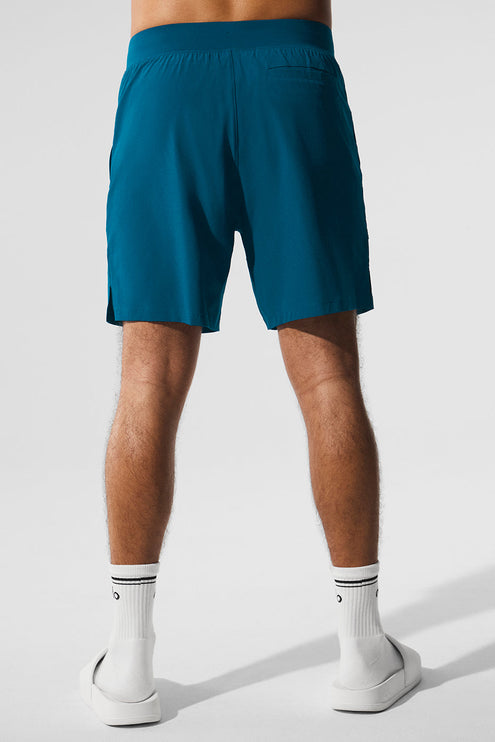 alo Men's 7" Repetition Short - Eclipse Blue