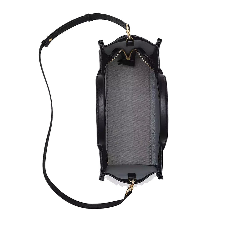 Marc Jacobs Women's The Leather Medium Tote Bag Black - Hemen Kargoda