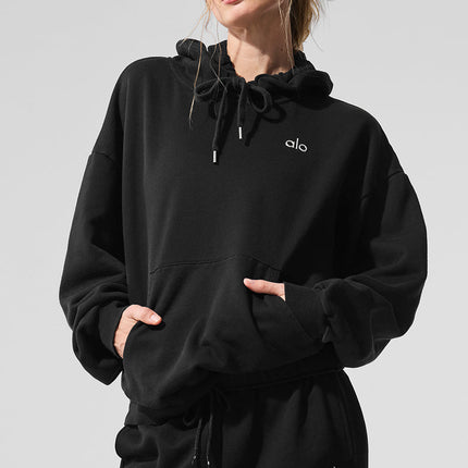 alo Women's Accolade Hoodie Black
