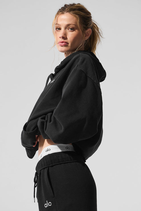 alo Women's Accolade Hoodie Black