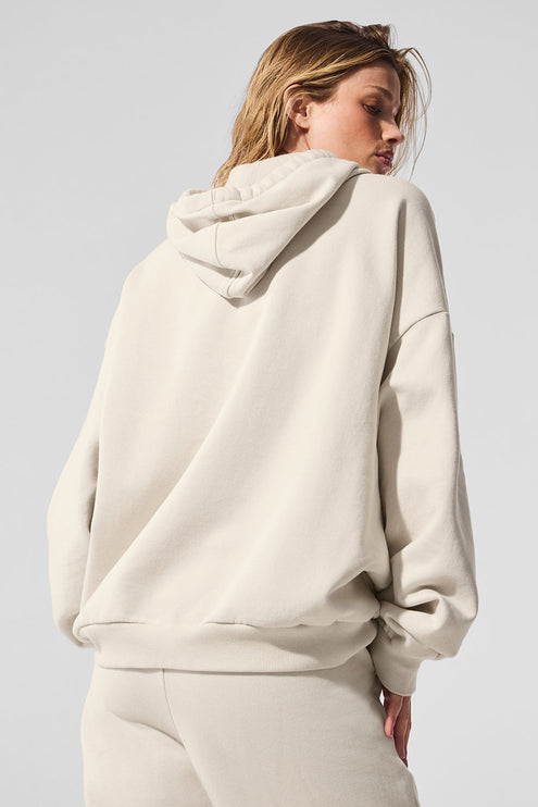 alo Women's Accolade Hoodie Bone