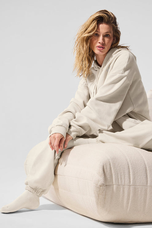 alo Women's Accolade Hoodie Bone