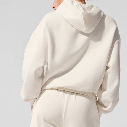 alo Women's Accolade Hoodie Ivory