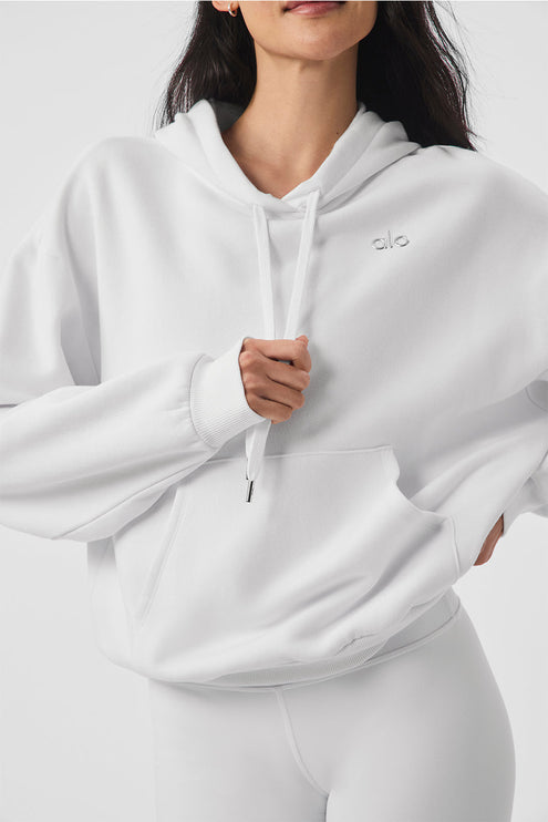 alo Women's Accolade Hoodie White