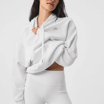 alo Women's Accolade Hoodie White