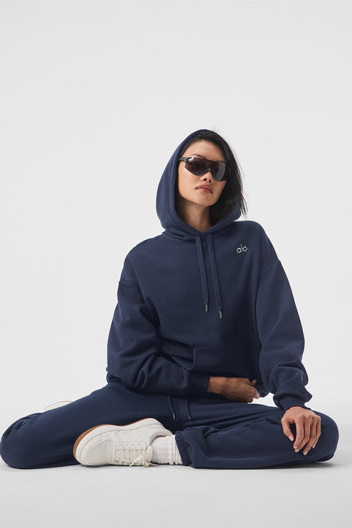 alo Women's Accolade Hoodie Navy