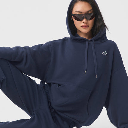 alo Women's Accolade Hoodie Navy