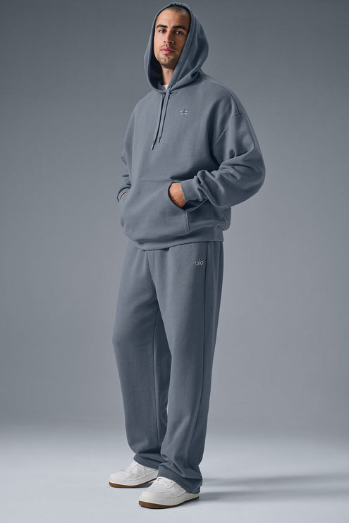 alo Men's Accolade Hoodie - Steel Grey
