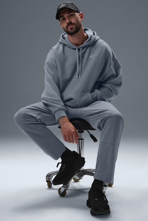 alo Men's Accolade Hoodie - Steel Grey
