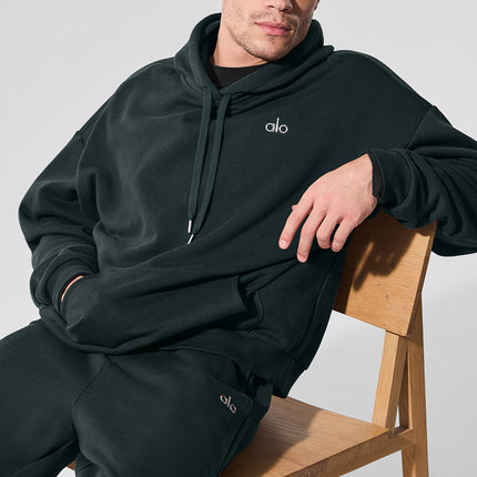 alo Men's Accolade Hoodie - Charcoal Green