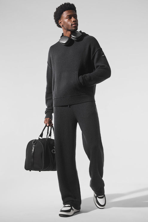 alo Men's New Class Cashmere Hoodie - Black