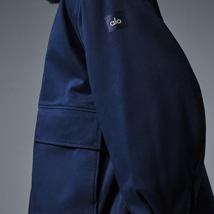 alo Men's Unisex One Up Jacket - Navy