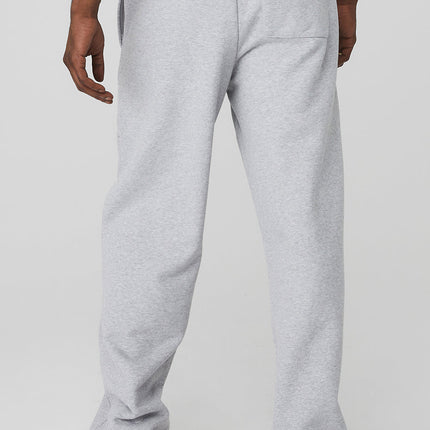 alo Men's Renown Heavy Weight Sweatpant - Athletic Heather Grey