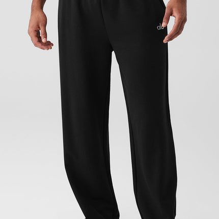 alo Men's Accolade Straight Leg Sweatpant - Black