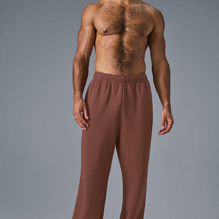 alo Men's Accolade Straight Leg Sweatpant - Chestnut