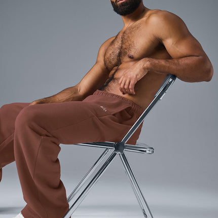 alo Men's Accolade Straight Leg Sweatpant - Chestnut