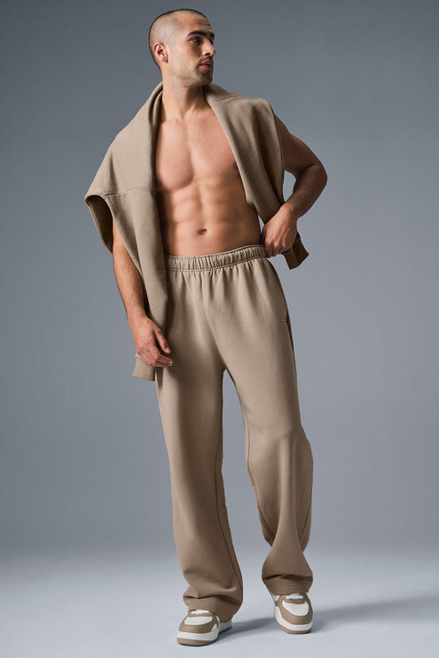 alo Men's Accolade Straight Leg Sweatpant - Gravel