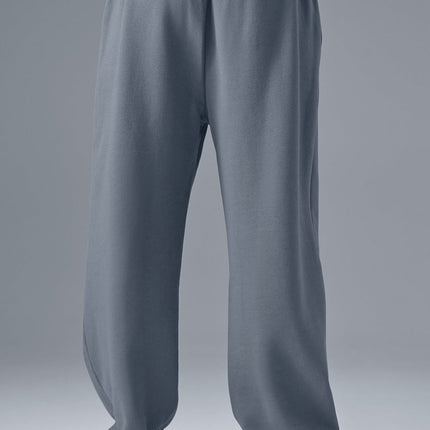 alo Men's Accolade Straight Leg Sweatpant - Steel Grey