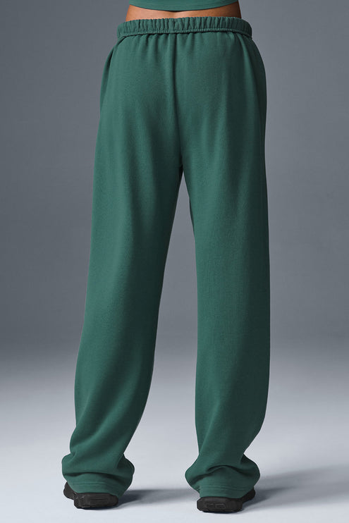 alo Women's Accolade Straight Leg Sweatpant - Winter Ivy