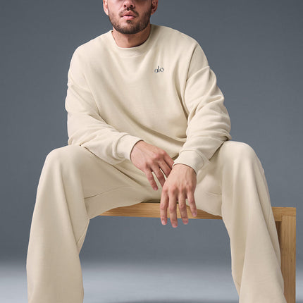 alo Men's Accolade Straight Leg Sweatpant - Oat Milk