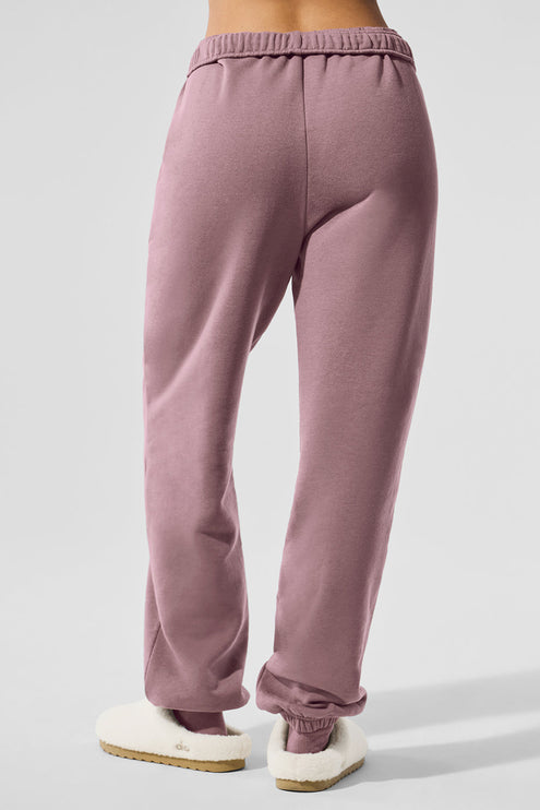 alo Women's Accolade Sweatpant - Smoky Quartz