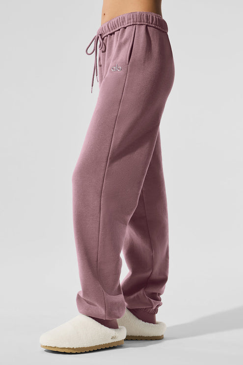 alo Women's Accolade Sweatpant - Smoky Quartz