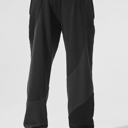 alo Men's Make Waves Sweatpant - Vintage Black Tonal