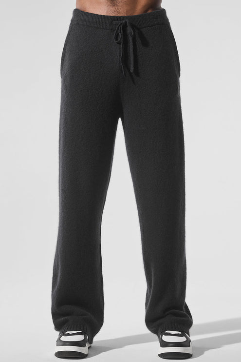 alo Men's New Class Cashmere Sweatpant - Black