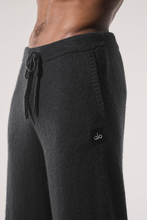 alo Men's New Class Cashmere Sweatpant - Black