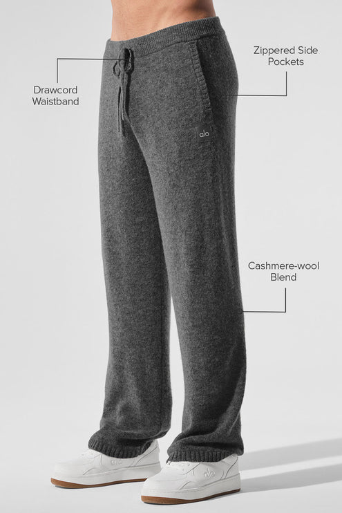 alo Men's New Class Cashmere Sweatpant - Platinum Grey