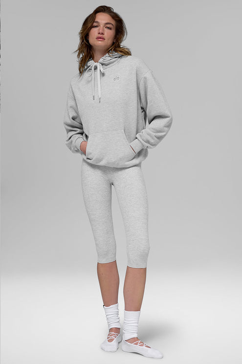 alo Women's Accolade Hoodie Athletic Heather Grey