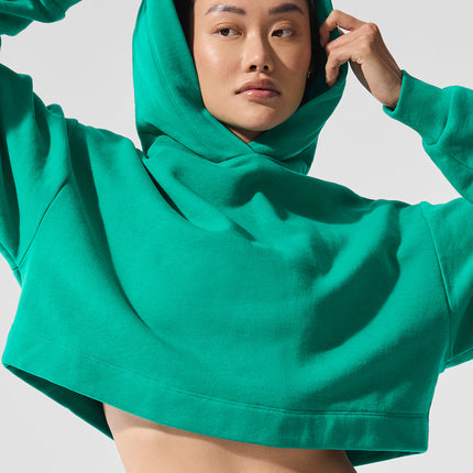 alo Women's Bae Hoodie - Spruce Green
