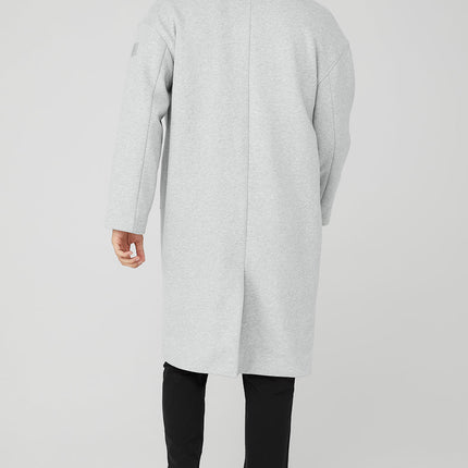 alo Men's VIP Blazer Trench - Athletic Heather Grey