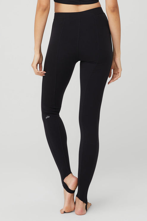 alo Women's Airbrush High-Waist Enso Legging - Black