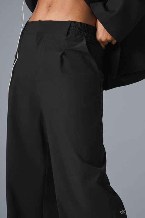 alo Women's High-Waist Pursuit Trouser (Long) - Black
