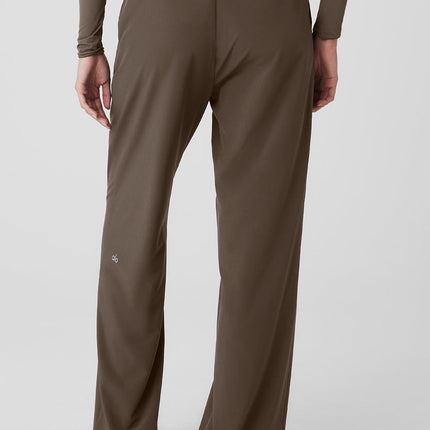 alo Women's High-Waist Pursuit Trouser - Olive Tree