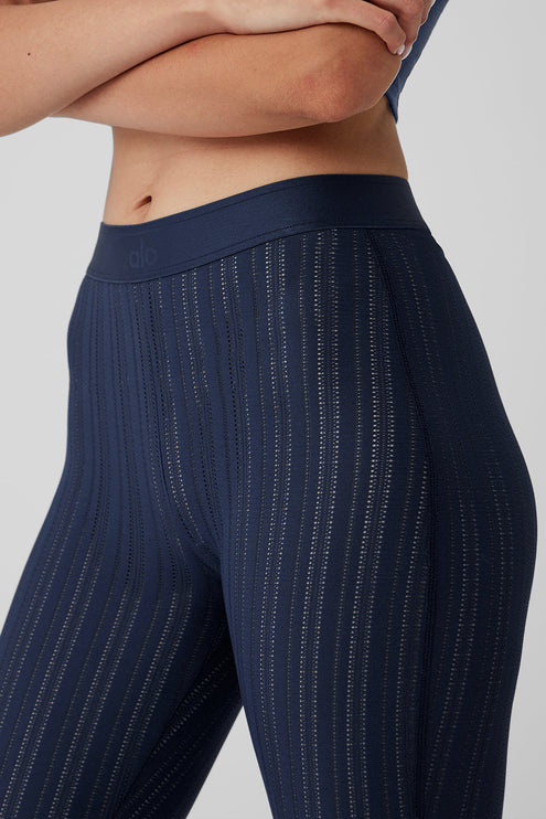 alo Women's High-Waist Euphoria Legging - Navy