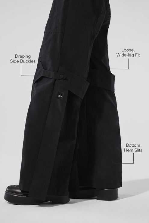 alo Women's High-Waist Voyager Trouser - Black