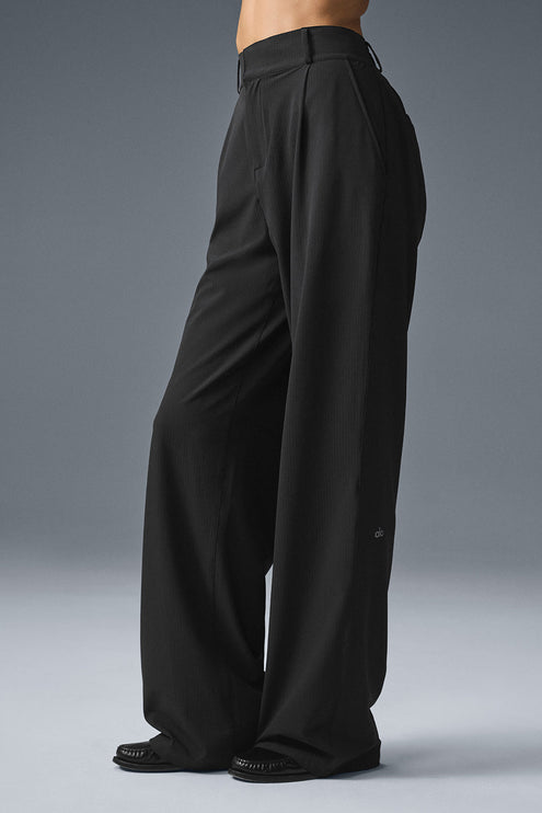 alo Women's High-Waist Dreamscape Trouser (Regular) - Black