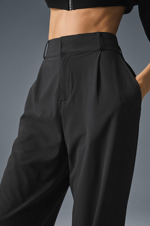 alo Women's High-Waist Dreamscape Trouser (Regular) - Black