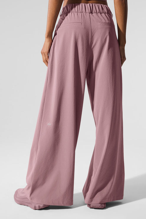 alo Women's High-Waist Dreamscape Trouser (Regular) - Smoky Quartz