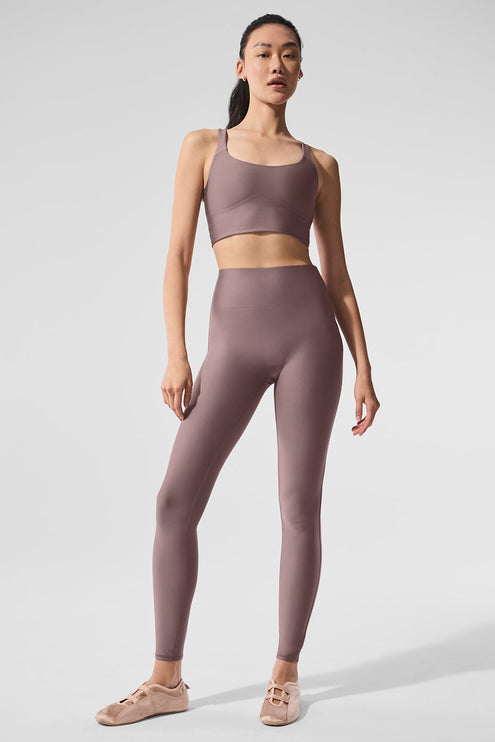alo Women's Airlift High-Waist Sleek Legging - Mushroom