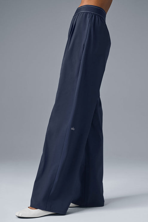 alo Women's Suit Up Trouser (Long) - Navy