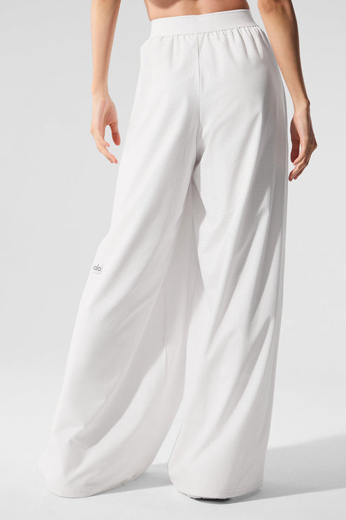 alo Women's Mesh Mirage Trouser - White