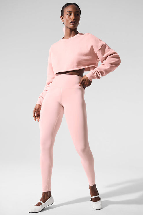 alo Women's High-Waist Airbrush Legging - Pink Quartz